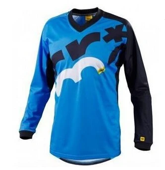 Jersey 05 Футболка с длинным рукавом для горного велосипеда MX DH Mtb, одежда для велоспорта, велосипедная одежда для мотокросса, Майо - Цвет: Jersey 05
