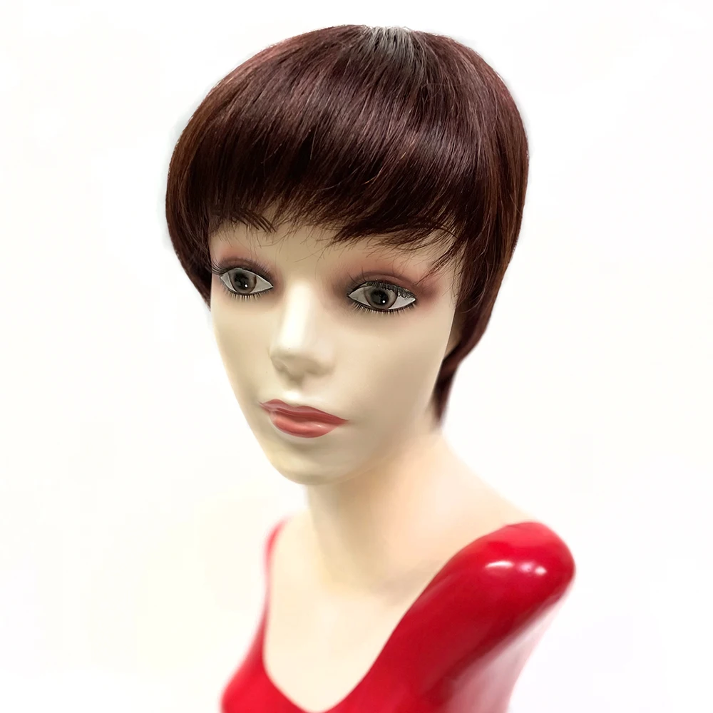 Рисунок 4 - Дешевые короткие человеческие волосы с челкой