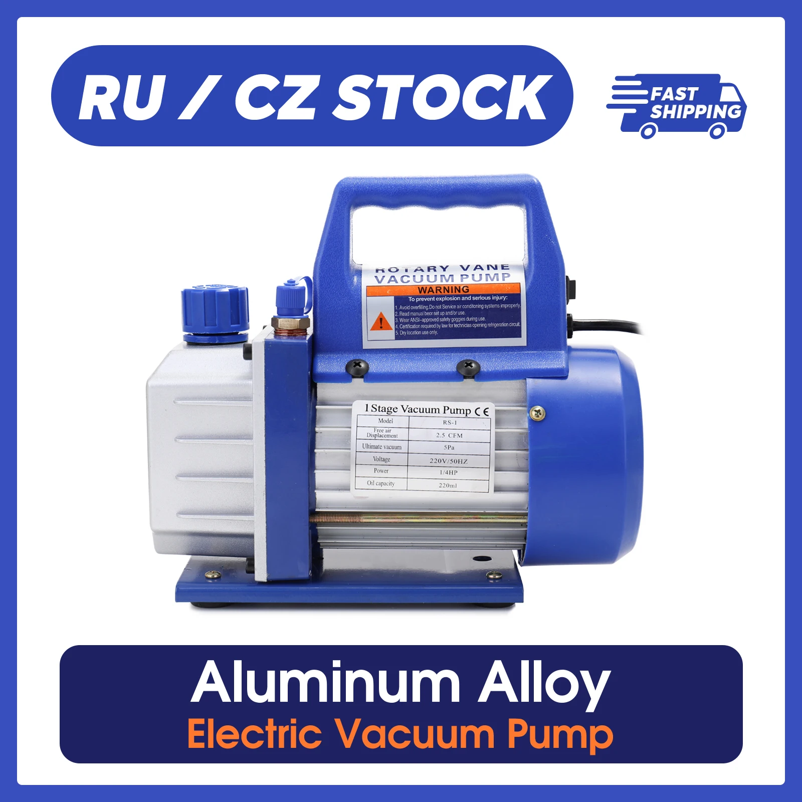 Details about   Electric Vacuum Pump Aluminum Alloy Refrigeration Maintenance Industrial Large 