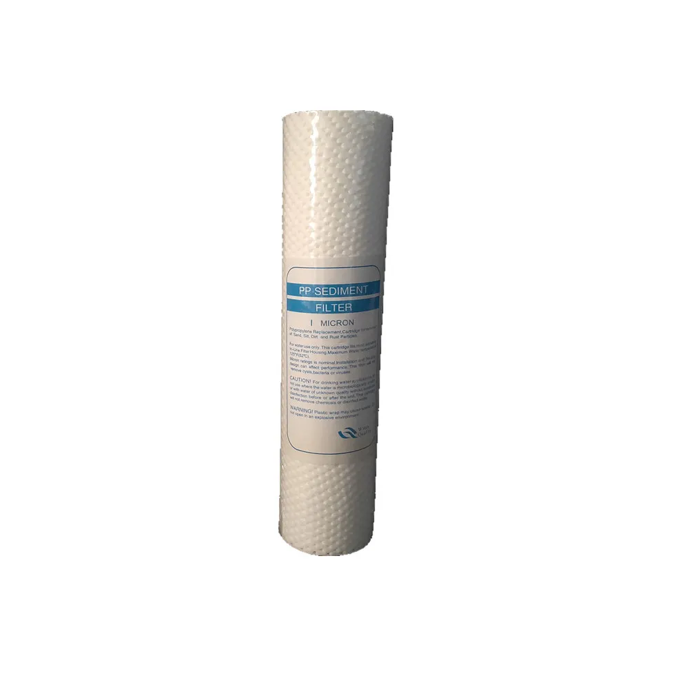 4pcs Water Purifier 10 Inch 1 Micron Sediment Water Filter Cartridge PP Cotton Filter Water Filter System Water Polypropylene
