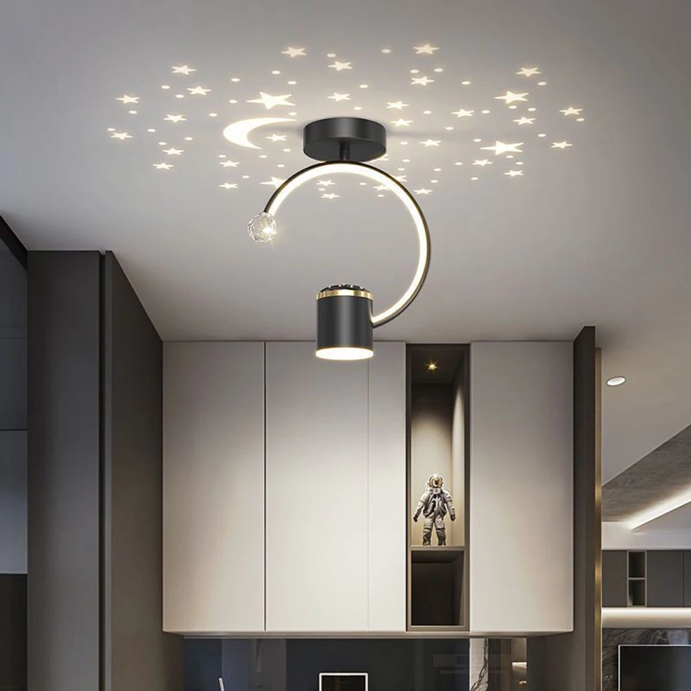 

Nordic Gypsophila Living Room Lamp Ceiling Lamp Personality Light Luxury Master Bedroom Starry Gypsophila Ceiling Lamp