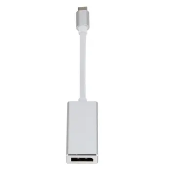 

USB 3.1 Type-C to Mini Display Port Adapter 4K High Definition Aluminum USB-C to Mini DP Converter Cable Gold Silver