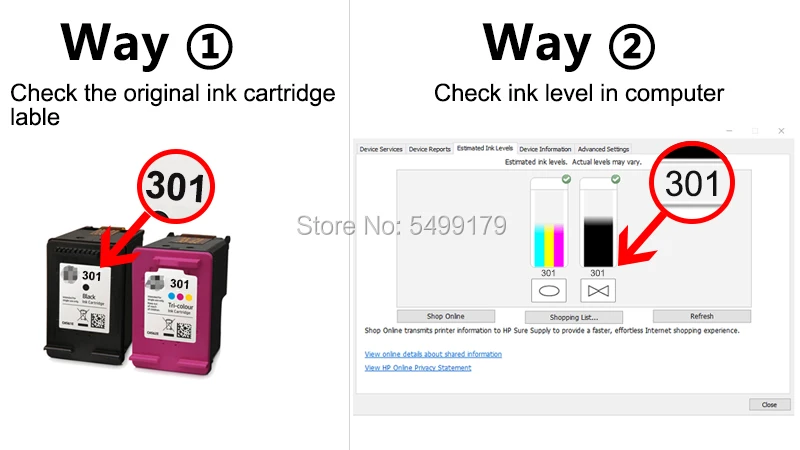 PRINTING-ONE 301XL чернильный картридж легко Заправляемый hp 301 совместимый для hp 2050 1000 1050 2510 3000 Envy 4500 4502 Европейский принтер