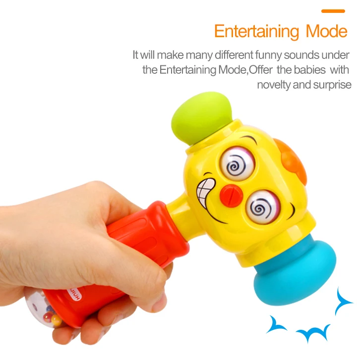 HOLA TOYS 3115 Детские игрушки малыш игрушечный молоток игрушка с музыкой и огнями для детей Подарки