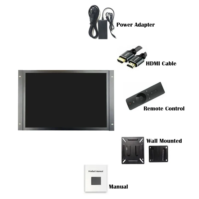 ZHIXIANDA цены по прейскуранту завода изготовителя HDMI VGA / D Sub BNC AV USB Вход 17 3 дюймов