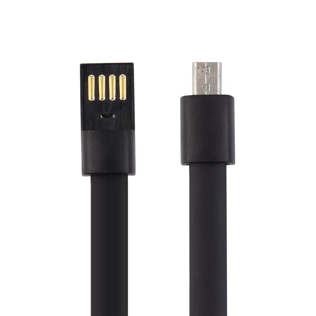 Горячее предложение! Распродажа! 22 см Портативный Usb кабель-лапша, браслет, микро USB кабель, зарядное устройство, зарядка, синхронизация данных для сотового телефона Android, Лучшая цена, Dec22
