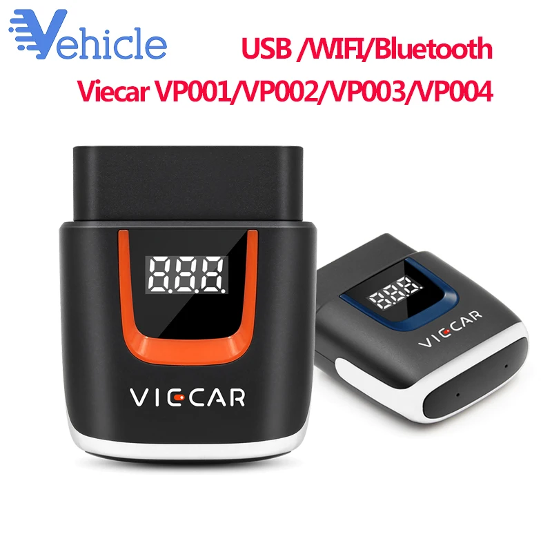 Автомобильный диагностический инструмент Viecar VP001-4 V2.2 Bluetooth Wifi/USB 18F25K80 OBD2 OBD II/EOBD Поддержка Windows/Android/iOS