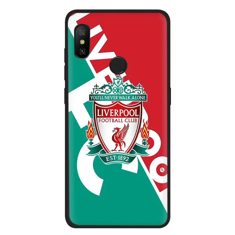 EWAU Liverpool Club мягкий черный ТПУ силиконовый чехол для телефона чехол для Xiaomi Redmi Note 4 4X5 6 7 8 pro 5A Prime - Цвет: B3