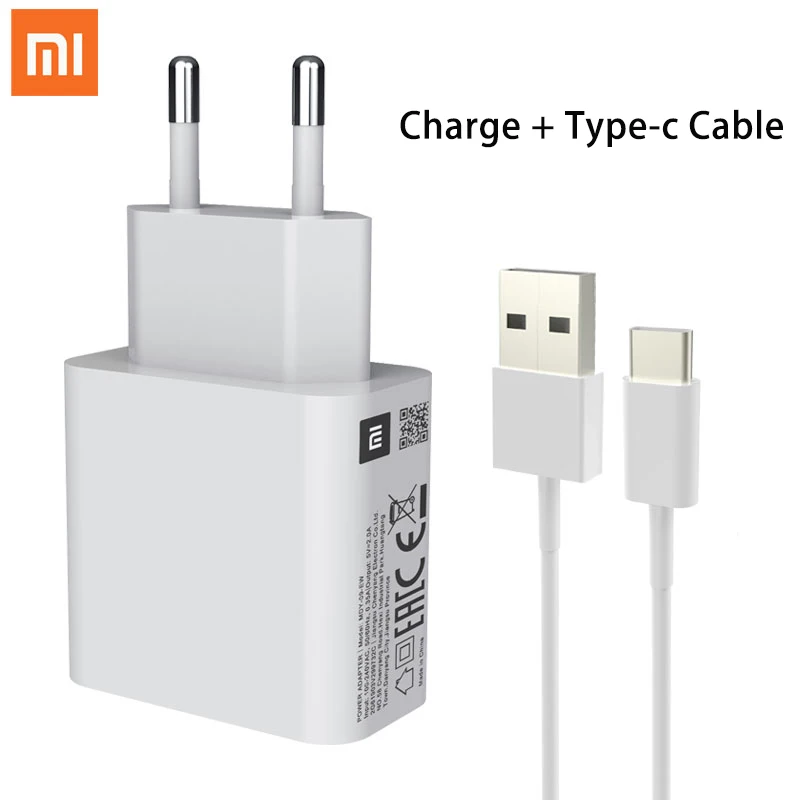 65w charger phone Original Xiaomi Charger Adapter 5V 2A Micro USB Type-C Data Cable Travel Charging Adapter For MI 3 4 5 Redmi Note 3 3S 3X 4X 65w usb c charger Chargers