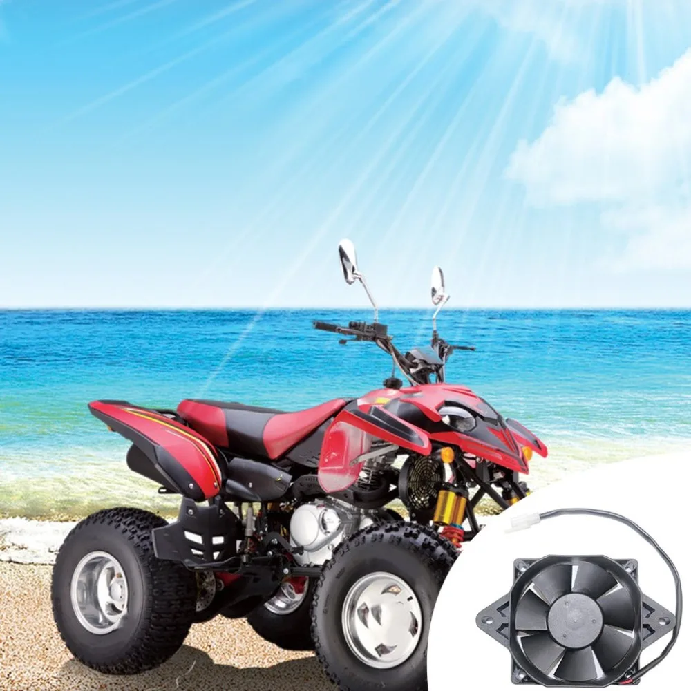 12V Electrical Engine Radiator Cooling Fan For 150-250cc ATV Kart Quad Dirt Bike ATV Buggy Motorcycles