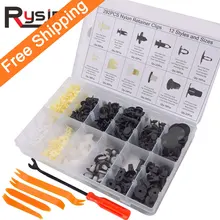 292pcs Auto Bumper Fastener clips + tools Mixed 12 size Car Fender Plastic Rivet accesorios interior Universal US warehouse 292pcs Auto Bumper Fastener clips + tools Mixed 12 size Car Fender Plastic Rivet accesorios interior Universal US warehouse