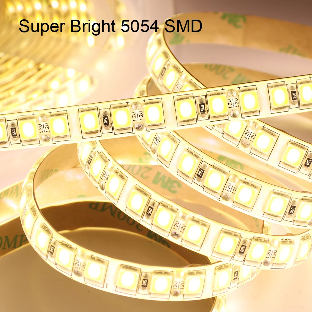 Светодиодная ленсветильник 5054 5050 SMD 2835 LED 60 светодиодов 5630 12 В постоянного тока