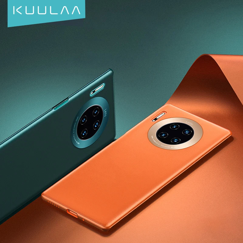 Чехол KUULAA для Huawei Mate 30 Pro роскошный Текстурированный чехол телефона тонкий