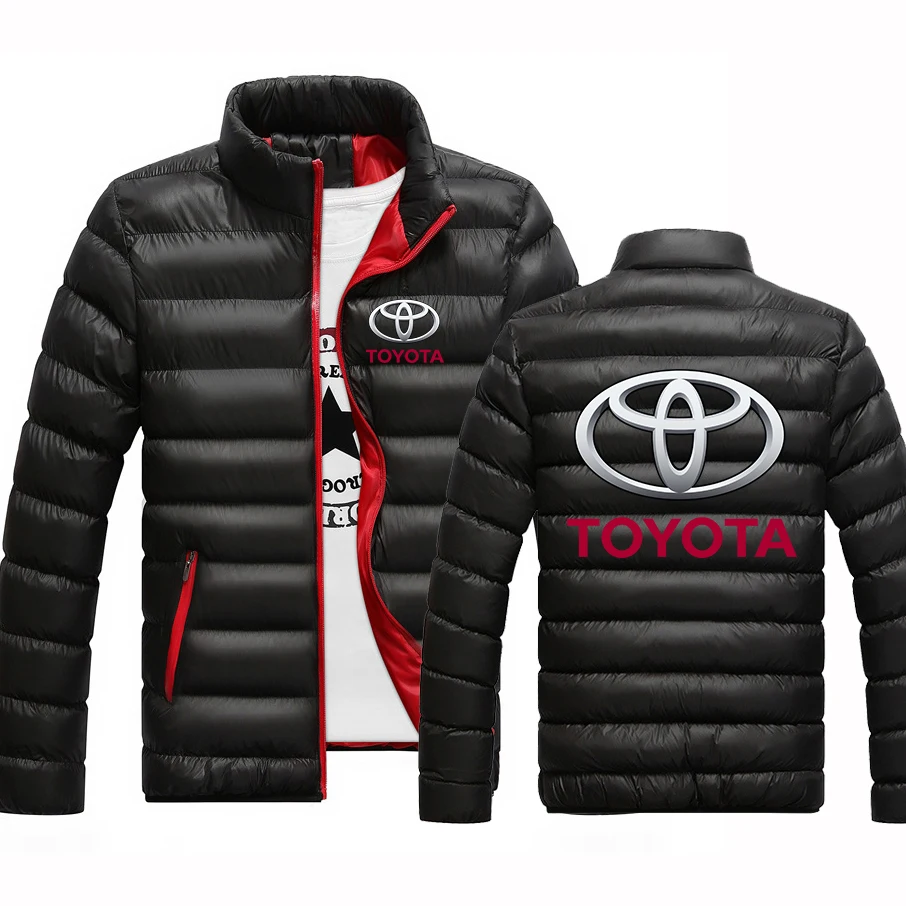 Мужские куртки на молнии с логотипом автомобиля Toyota повседневные толстовки