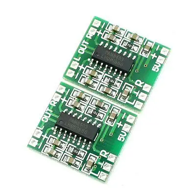 

2PCS PAM8403 2X3W Mini Audio Class D Amplifier Board 2.5-5V Input Compatible Board for Electronic Components