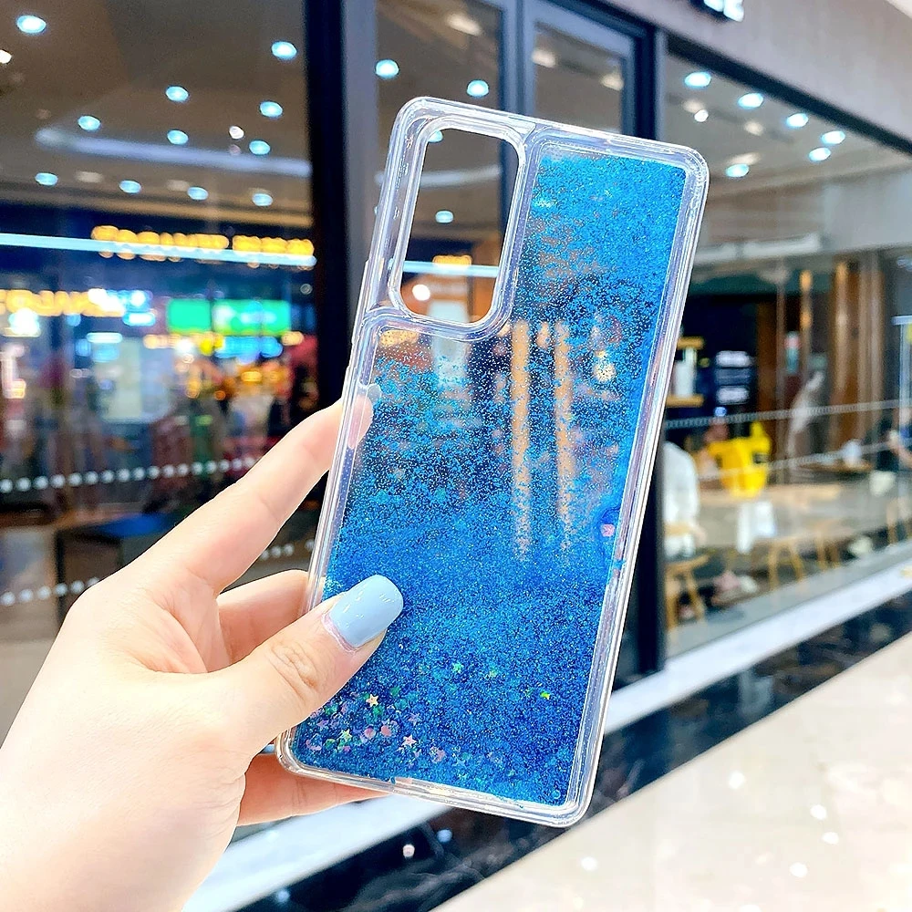 Glitter Liquid Quicksand TPU Silicone Phone Case For Xiaomi Poco M3 X 3 NFC Redmi 7A 8A 9A 9C Note 5 Plus 6 7 8 8T 9 9S Pro Max