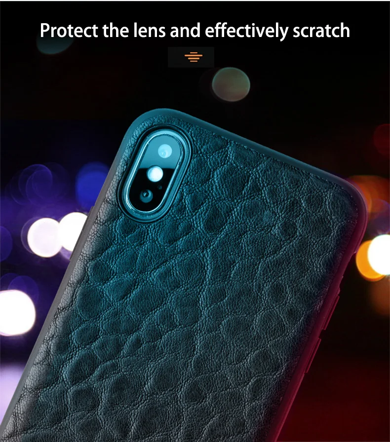 Воловья кожа телефон чехол для iPhone 7 8 X Xr чехол слон текстура для iPhone 6 6s 7p Xs max 11 11 pro Чехол