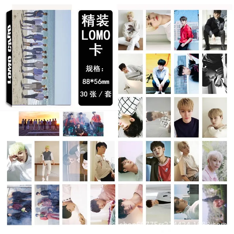 30 шт./компл. Kpop SEVENTEEN Lomo карты не хотите плакать любви и фотографические открытки