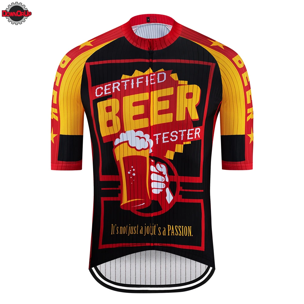 DOWNORUP Джерси для велоспорта с изображением пива ropa ciclismo maillot ciclismo мужская одежда для велоспорта с коротким рукавом Одежда для велоспорта Джерси MTB - Цвет: cycling jersey
