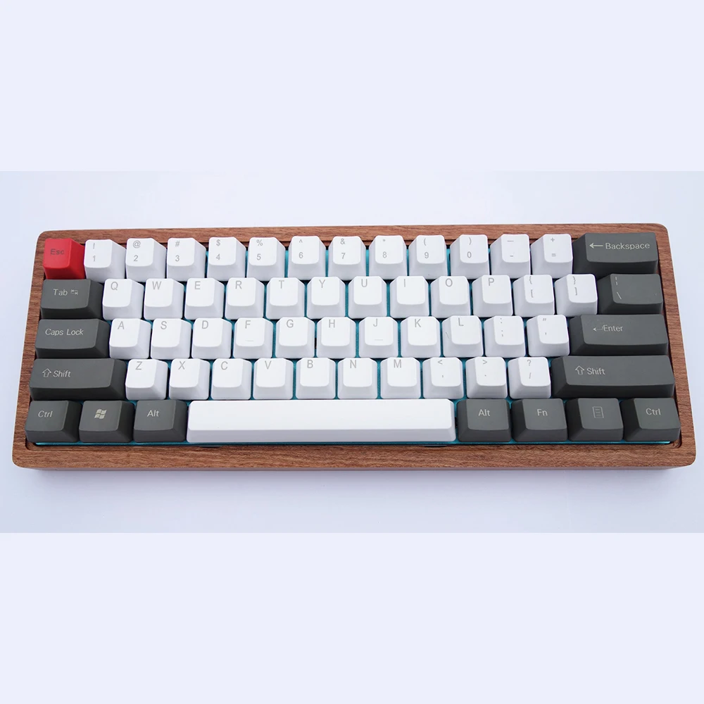 Механическая клавиатура RGB60 DIY Деревянный чехол фонарик с программируемой