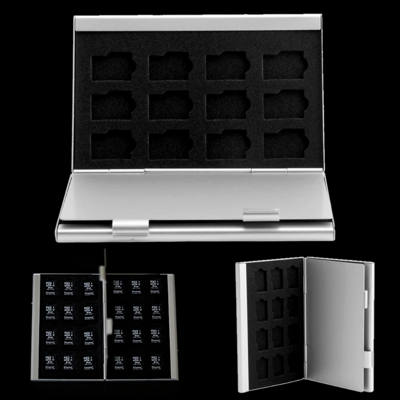 Memory Card Storage Case For 24 TF Micro SD Cards memory card storage case