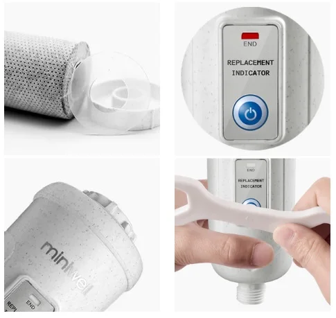 Miniwell High Output Revitalizing Shower Filter - ลดอาการคันแห้ง รังแค กลาก และปรับปรุงสภาพ 6 Miniwell High Output Revitalizing Shower Filter - ลดอาการคันแห้ง รังแค กลาก และปรับปรุงสภาพ 6