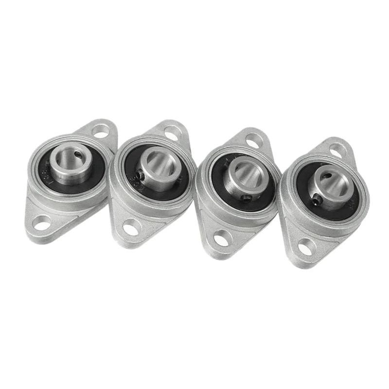 4Pcs Kfl08 Pillow Block Bearing 8Mm Bore Diameter Zinc Alloy Rhombic Flange For Cnc Promotion | Строительство и ремонт