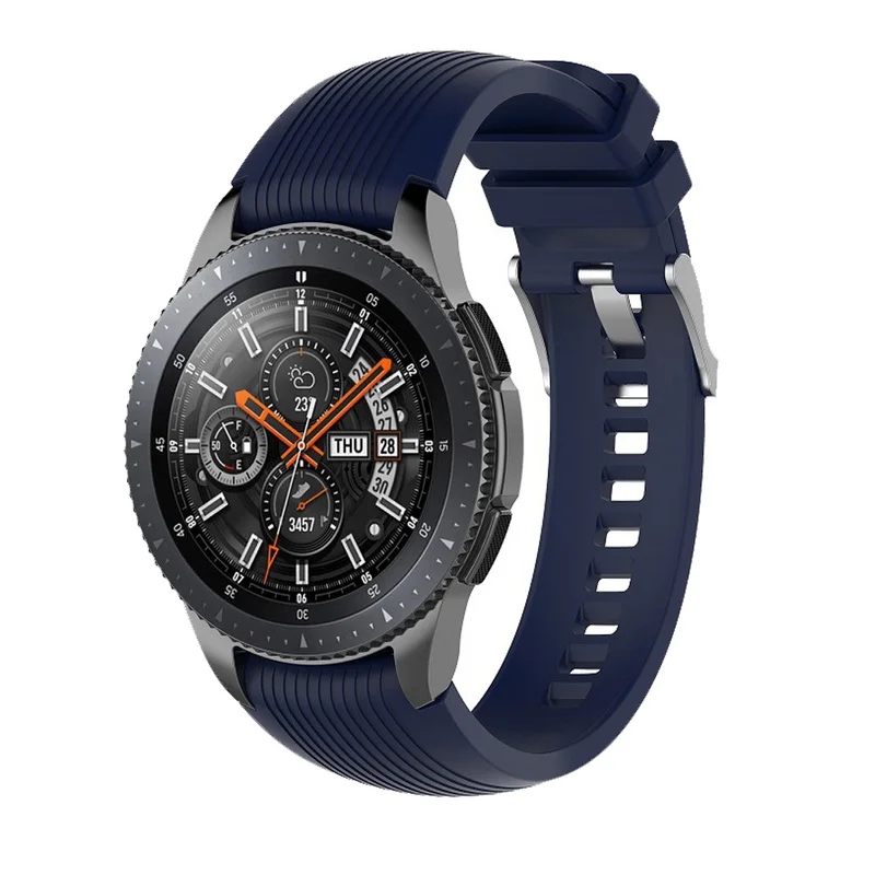 Силиконовый спортивный ремешок для Samsung Galaxy Watch SM R805 Galaxy/Fitbit Versa браслет 46