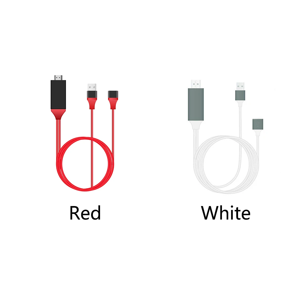 Адаптер AV HD для телефона в телевизор Поддержка Plug And Play Line высокоскоростной HDMI