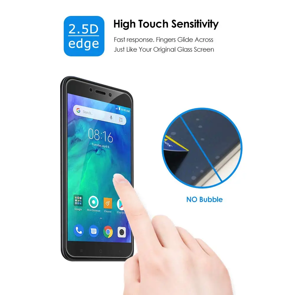 2 шт защитное стекло на redmi go закаленное стекло для Xiaomi xaomi xiomi redmi go Защитная пленка для экрана