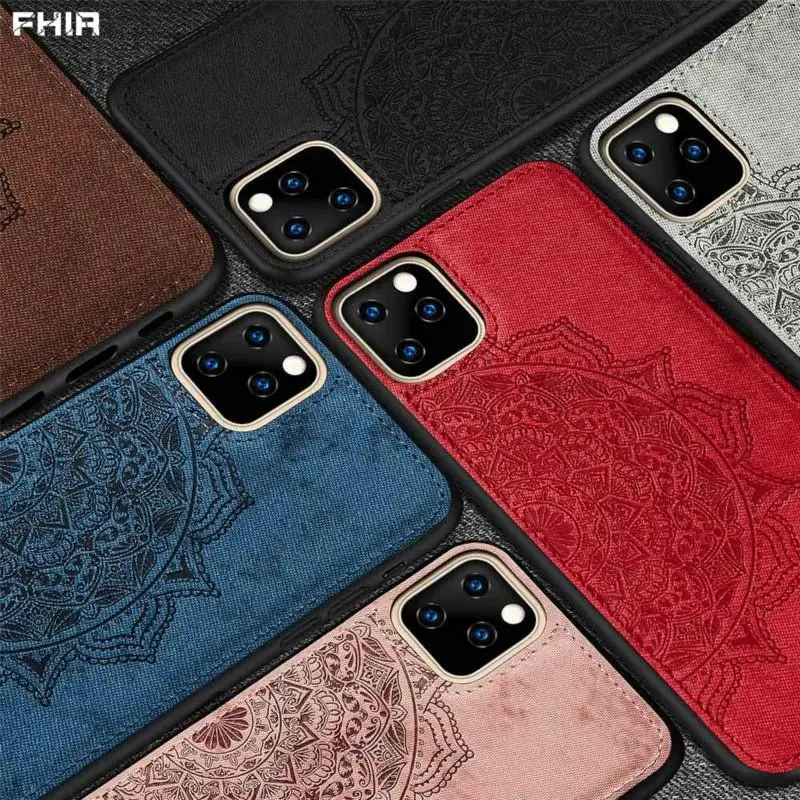 3D Мандала тканевый Жесткий Чехол для iPhone 11 Pro MAX XS X XR тонкий металлический лист