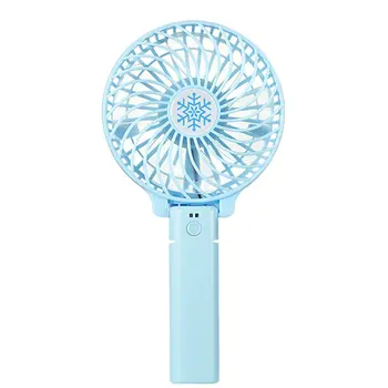 

Mini Portable Hand-held Small Folding Desk Fan Cooler Cooling USB Rechargeable Small Electrical Appliances Desktop Electric Fan