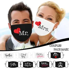 2 pçs da noiva e do noivo máscaras de rosto festa de casamento tampas de boca mr and mrs máscaras para convidados personalizado máscaras de boca de casamento mascarillas 2021