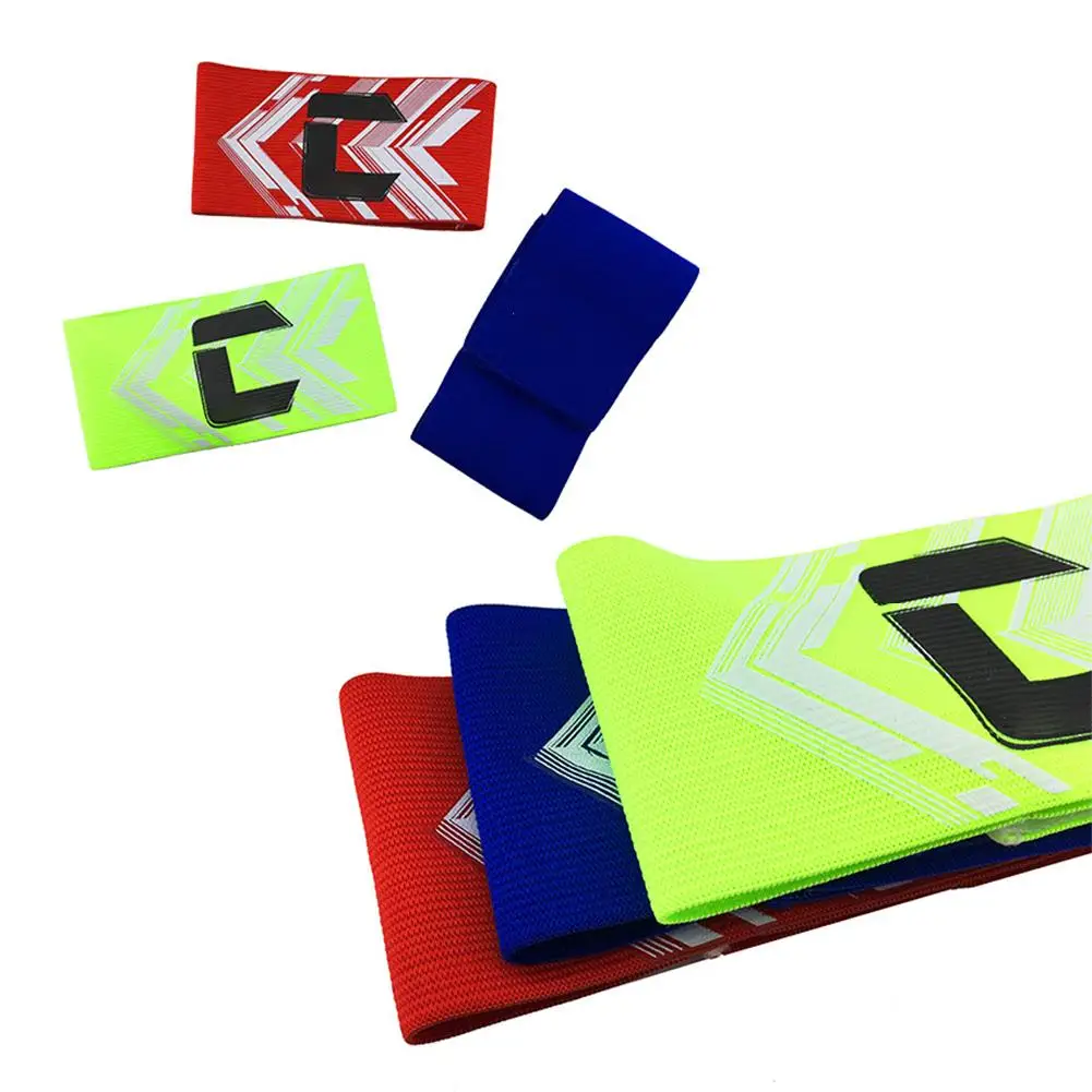 Football Captain Armband Sports Suppliers Paste Winding Sleeves Red Blue Green Group Armband Football Training