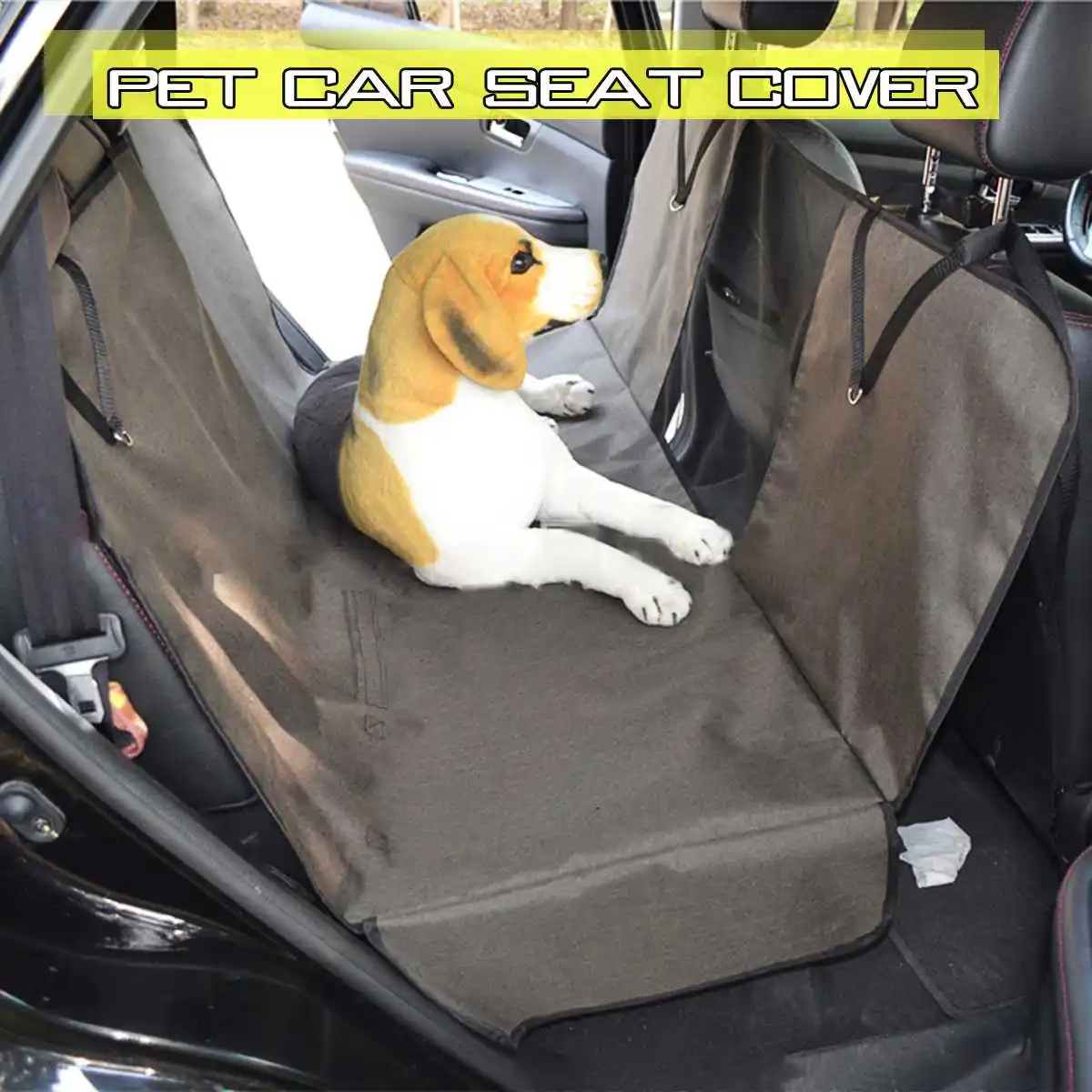 

Waterproof Dog Cat Car Seat Cover Pet Dog Car Rear Back Mat Anti Scratch Seat Covers Roap Trip Travel Blanket for Pets