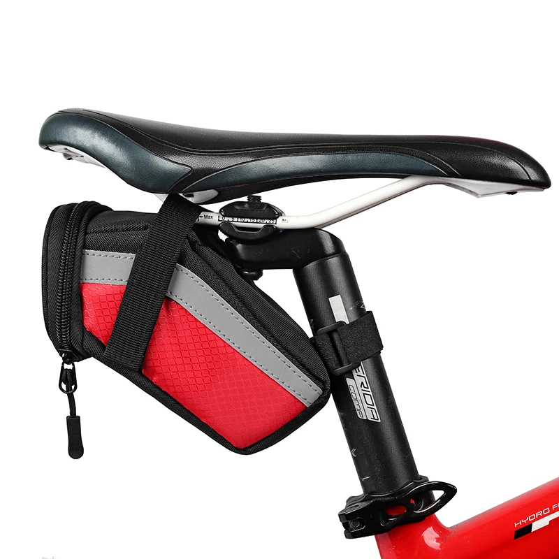 กระเป๋าจักรยานเก็บจักรยานอานถุงขี่จักรยานไฟท้ายด้านหลังถุงอาน Bolsa Bicicleta อุปกรณ์เสริม