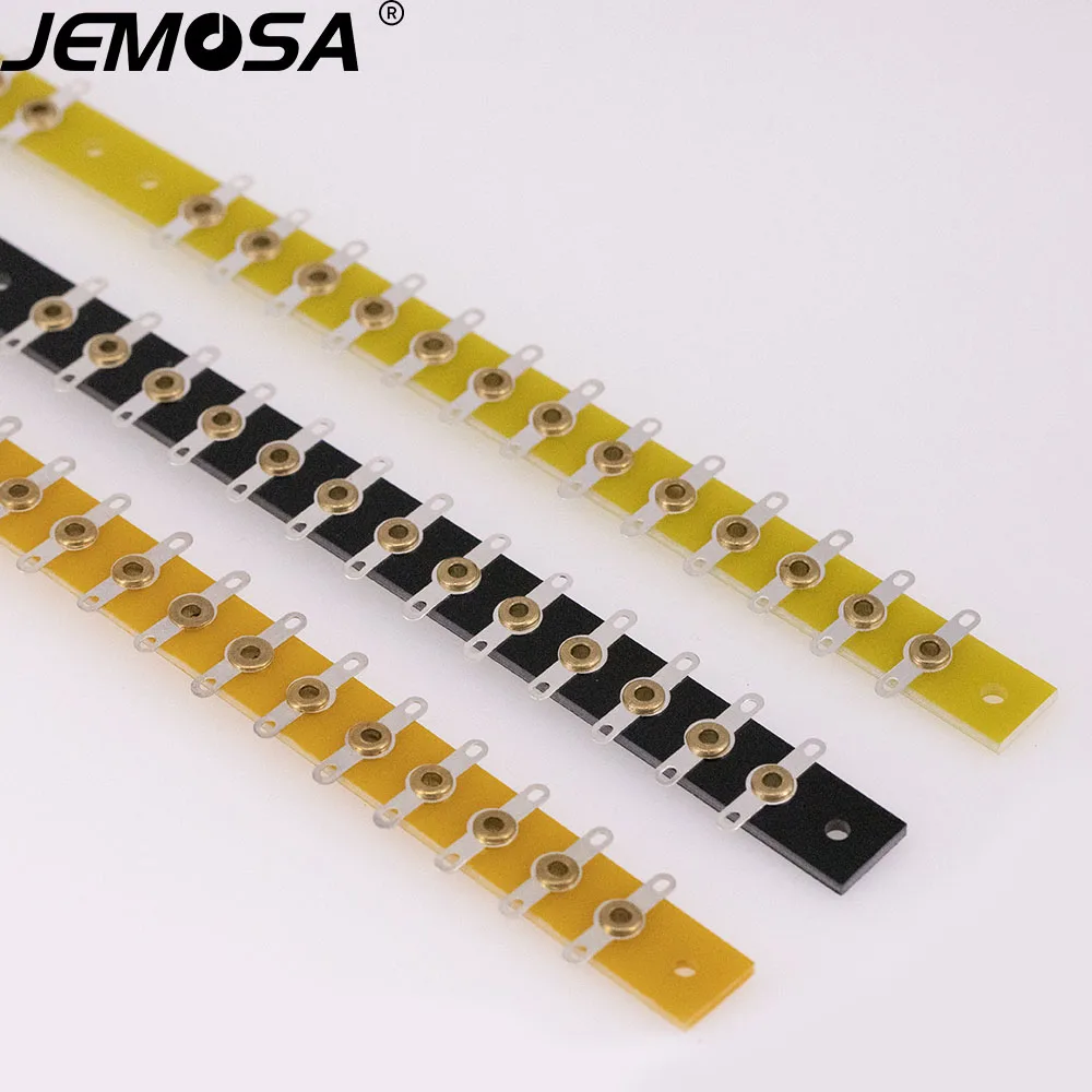 1PZ 38x117mm Terminale Torretta Tag 36Lug Board Striscia Chitarra Tubo - Foto 5