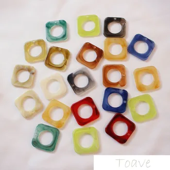 

Square Hollow Circle DIY Resin Earrings Materials Accessories