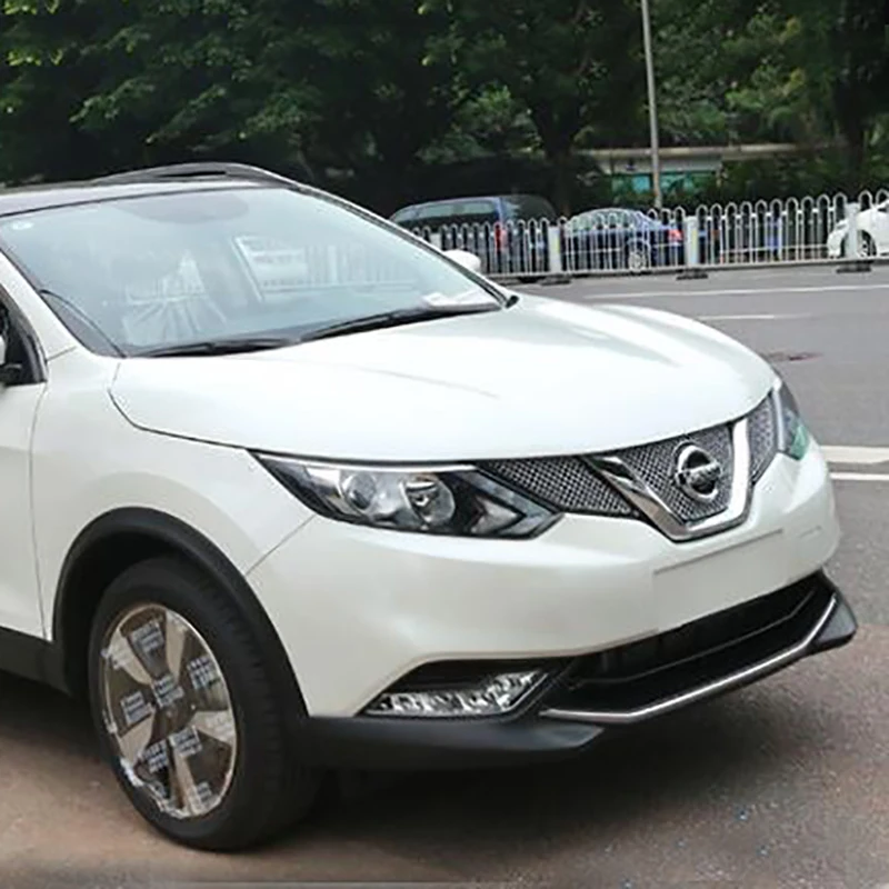 Аксессуары для стайлинга автомобилей для Nissan Qashqai J11 из нержавеющей стали передний бампер сетка для скрининга насекомых передняя решетка 3p