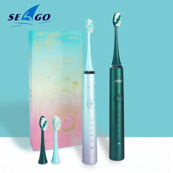 

NEW Electric Toothbrush Rechargeable Sonic Brush Tooth Powerful Sonic Electric Toothbrush Smart Timer Brushes Teeth Whiten