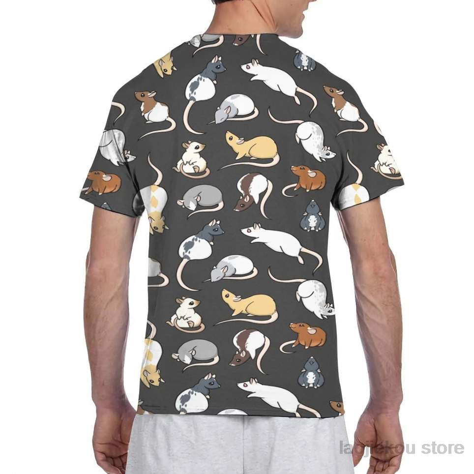 Rats men T-Shirt women all over print fashion girl t shirt boy tops tees summer Short Sleeve tshirts