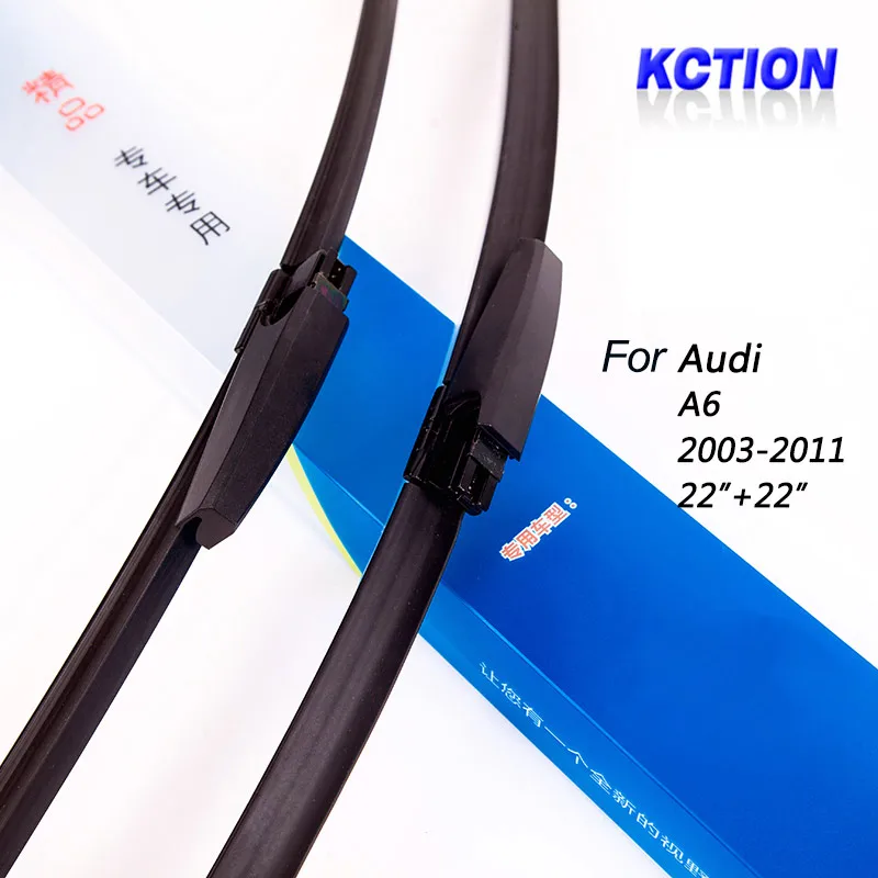Car Windshield Wiper Blade For Audi A6 (2003 2011), 22"+22", Front