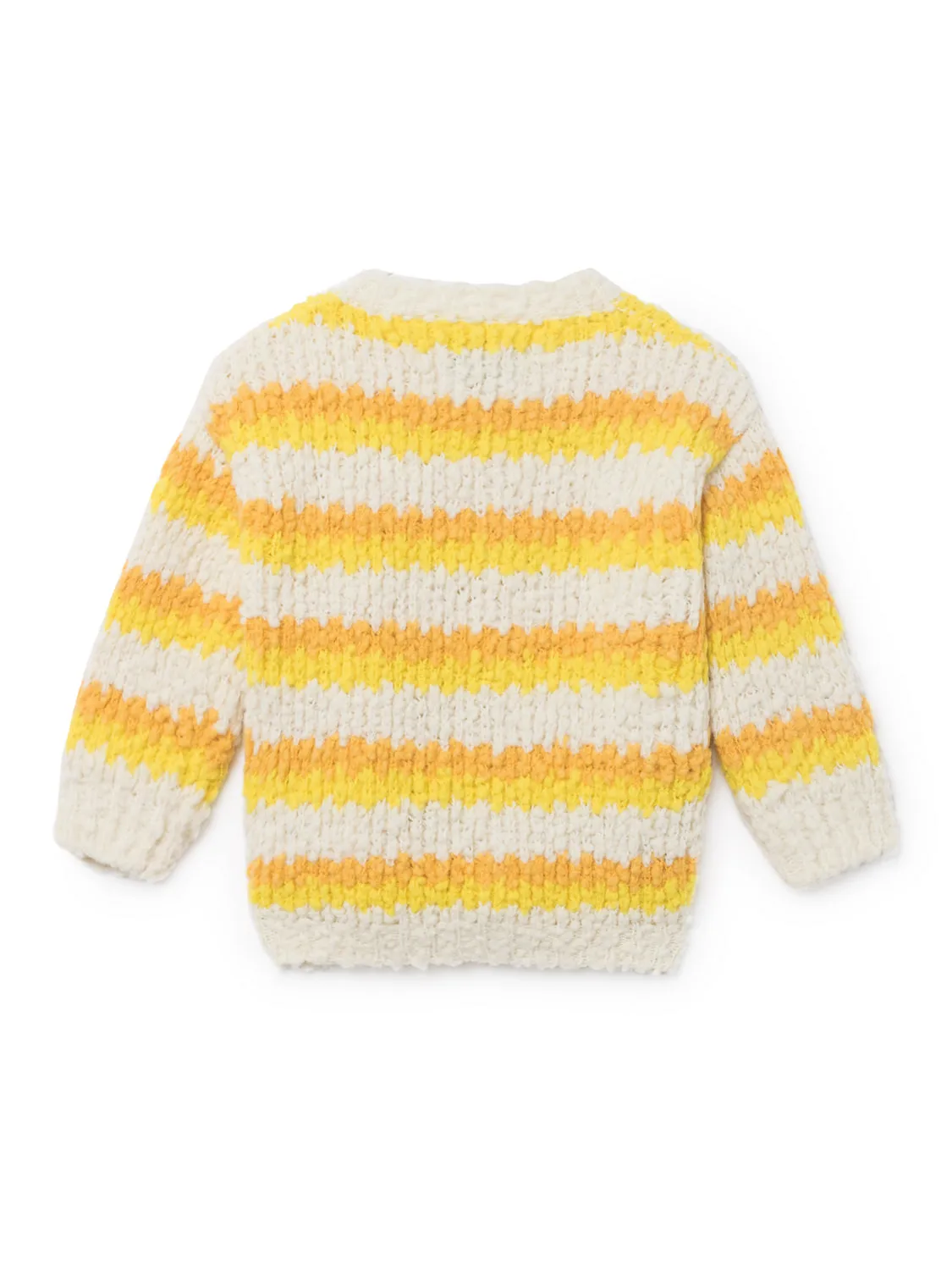 Autumn Winter Sweater Stripped Squares Cardigan Sweaters Kids Boys Girls Knitted Children Clothes 1-10Y