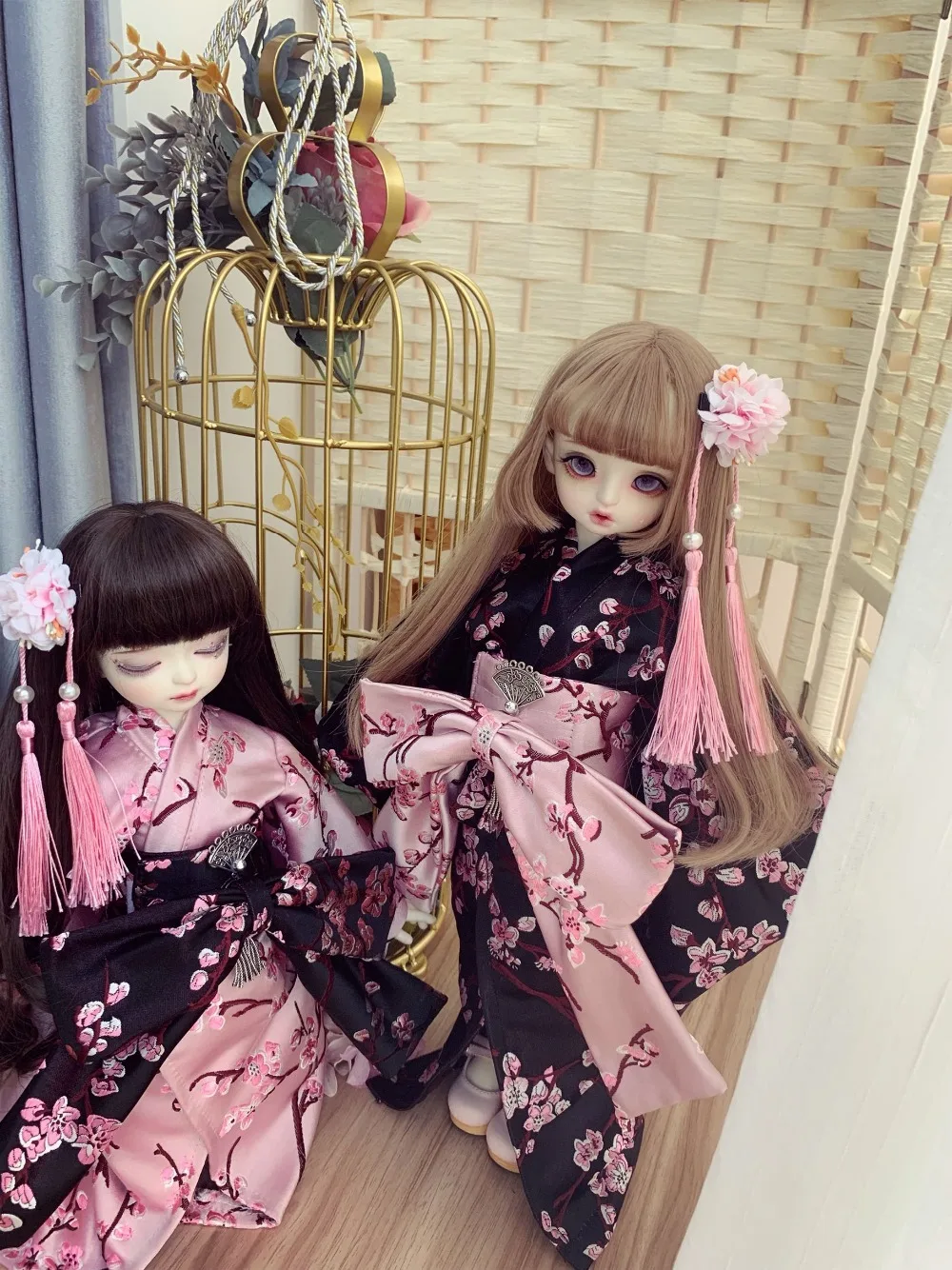 1/3 1/4 BJD SD кукольная одежда кимоно халат для 1/4 bjd кукла аксессуары женская одежда