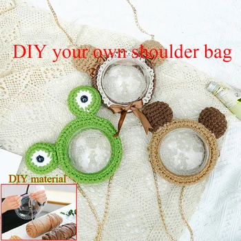 

Women Shoulder bag DIY Material Phone Pouch Classic Style Casual Crossbody Bags Ladies Messenger Bag Women Tote DIY Phone Bag