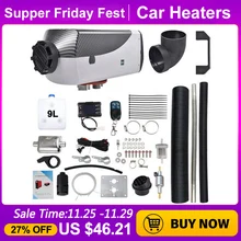 12V 5KW Automobile Air Heater Low Fuel Consumption Car Heater LCD Display Remote Control Diesel Air Heater for Car Bus Truck