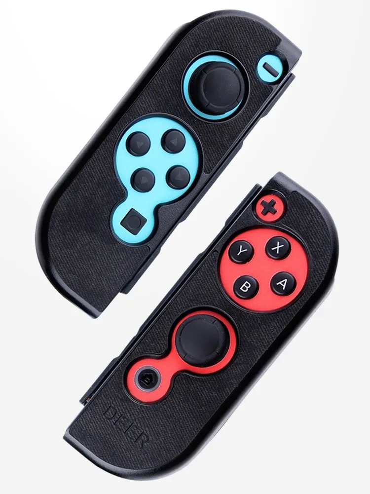 Тканевый чехол, силиконовый защитный чехол для задней панели Joy-Con, защита от пота, для переключателя с переключателем, с защитой экрана