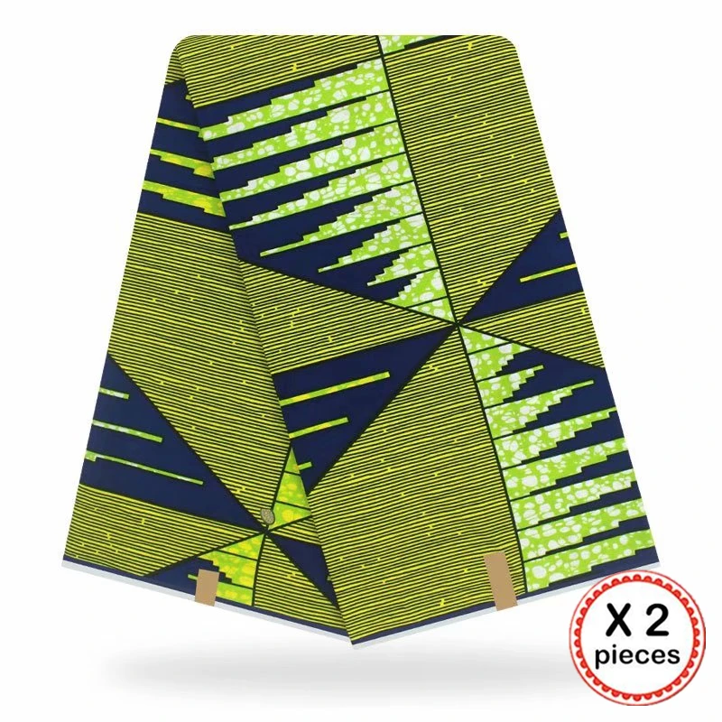 Анкара африканская ткань 12 ярдов Хлопок нигерийский стиль швейная африканская вощеная ткань принтом Гана для свадебного платья 11043