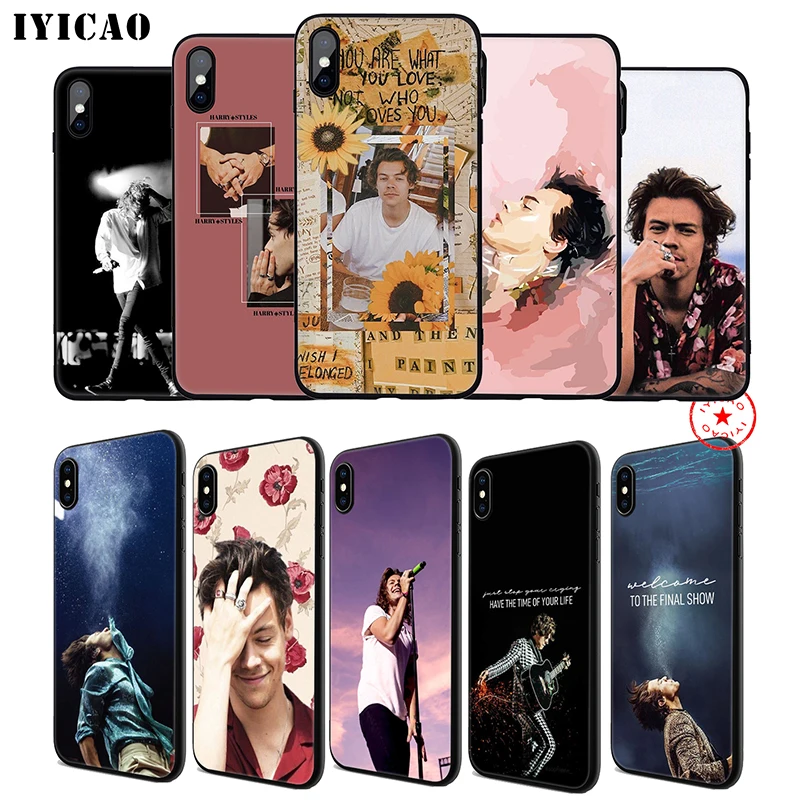 IYICAO Harry Styles 1D мягкий чехол для телефона iPhone 11 Pro XR X XS Max 6 6S 7 8 Plus 5 5S SE силиконовый TPU |