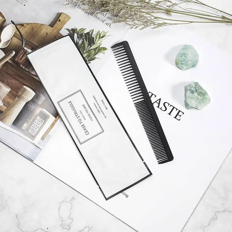 

Pocket Hairdressing Styling Women Men Barbers Salon Brush Hair Comb Black